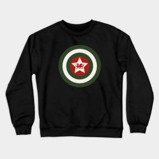 Captain Cymru, Welsh supporter shield Crewneck Sweatshirt